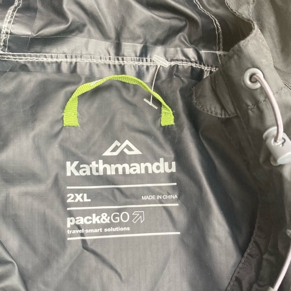 Kathmandu Men’s Pack & Go Hooded Windbreaker Full Zip Jacket 2XL - Picture 9 of 14